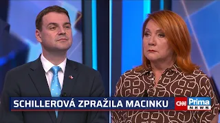 Schillerová zpražila Macinku za vystoupení ve Strážnici: Nálepkovat lidi nám nepomáhá