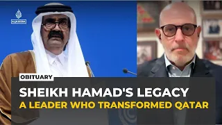Sheikh Hamad built the Qatar the world knows today, says Adam Ereli