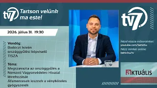 Aktuális - Bodóczi István - 2026. 07.31.