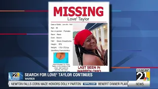 The search for Love' Taylor continues