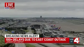 Dozens of flights delayed at Lambert Airport