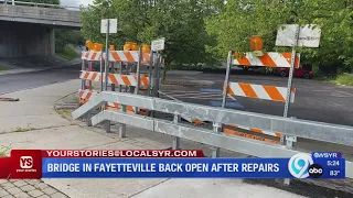 Bridge in Fayetteville open again after repairs