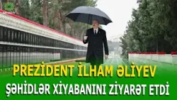 PREZİDENT 20 YANVAR ŞƏHİDLƏRİNİN XATİRƏSİNİ YAD ETDİ