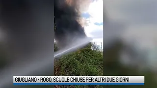 Giugliano. Scuole chiuse per altri 2 giorni, i dati parziali Arpac: aria insalubre