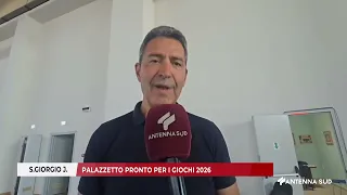 12 AGOSTO 2026   SAN GIORGIO JONICO   PALAZZETTO PRONTO PER I GIOCHI 2026