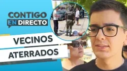 "VIOLENTO Y AMENAZA": Vecinos aterrados por hombre que los agrede - Contigo en Directo
