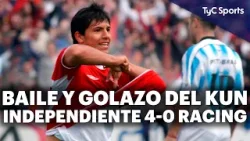 PALIZA ROJA en Avellaneda: Frutos hizo 3 y Agüero cerró el 4-0 a Racing | Apertura 2005