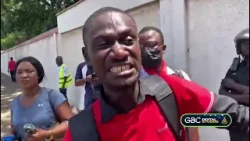 Unpaid teachers stage a demonstration at Obra Spot, Circle.