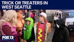West Seattle trick-or-treaters hit the streets | FOX 13 Seattle