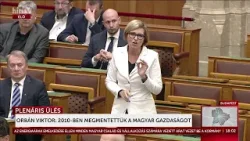 Kálmán Olga így maradt csúnya módon alul a parlamenti ülésen - HírTV