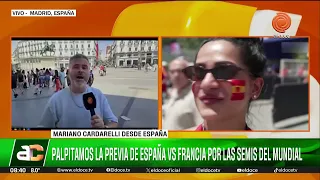 CALORÓN, PERO TODOS MANIJAS | Así se vive la previa de España vs Francia por la semi del Mundial