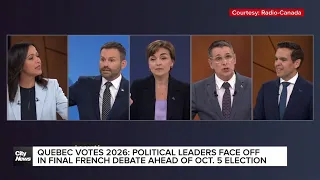 Quebec votes 2026: political leaders take part in final French debate