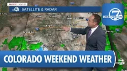 Weekend highs in the 50s, with rain and snow for Colorado