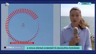 Stirile Kanal D - A doua drona doborata deasupra Romaniei! | Editie de pranz