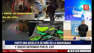 CINCO TV - DETENCIÓN INMEDIATA EN TRONCOS DEL TALAR TRAS EL ROBO DE UNA BICICLETA DE NIÑO