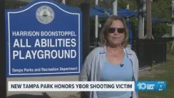 Новый парк в Тампе чтит память жертвы стрельбы в районе Ибор.