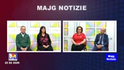 Majg Notizie 20 02 2026 ospiti Angelo Deiure, Sabina Netti, Angelo Daddabbo e Maria Martucci