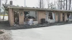 Vacant part of Senator Inn in Augusta catches fire
