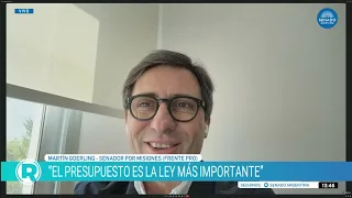 INTERVIEW WITH SENATOR MARTÍN GOERLING - SUMMARY 08/26/21