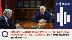 Prasmės atkurti santykių su Baltarusija nematantis politologas: taptume režimo sugėrovais Prasmės atkurti santykių su Baltarusija nematantis politologas: taptume režimo sugėrovais