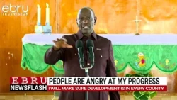President Ruto Says Critics Fear His Progress, Vows to Develop Every Part of Kenya. #ebrunews