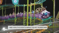 Hurricane impacts Mid-South events this weekend