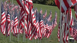 Flags of Valor memorial honors lives lost in war on terror ahead of 9/11 anniversary