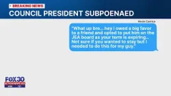 Jacksonville City Council President served subpoena after ‘big favor’ text exchange revealed