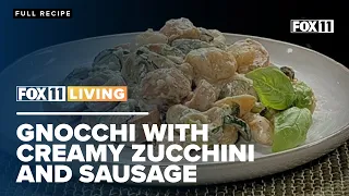 Recipe for Gnocchi with Creamy Zucchini and Sausage; Italian-style dinner idea from FOX 11 Living
