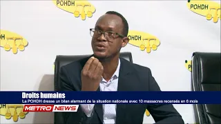 La POHDH dresse un bilan alarmant de la situation nationale avec 10 massacres recensés en 6 mois