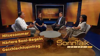 Historischer Hitzesommer, Boni-Regeln für Banker & Änderung des Geschlechtseintrags | SonnTalk