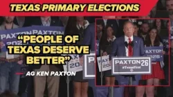 “People of Texas deserve better”: Paxton speech as Senate primary heads toward runoff