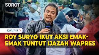Roy Suryo Joins Mothers' Protest Demanding Clarification on VP Gibran’s Diploma in Kebon Sirih