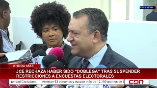 JCE rechaza haber sido “doblega” tras suspender restricciones a encuestas electorales