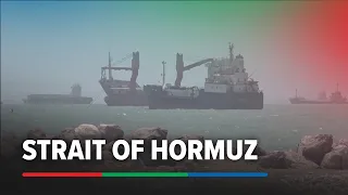 View of Strait of Hormuz with Iran-Oman talks underway on reopening