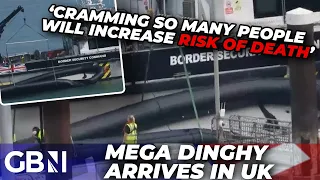 ‘We have never seen ANYTHING like that’ | Record-breaking ‘monstrous’ Mega dinghy arrives in UK