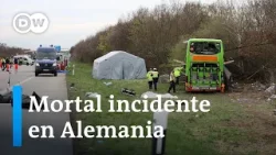 Fallecidos por un accidente de autobús en Leipzig