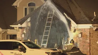 Garage fire in Grand Island
