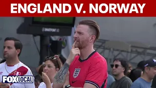 England, Norway fans watch World Cup quarterfinal on USS Intrepid