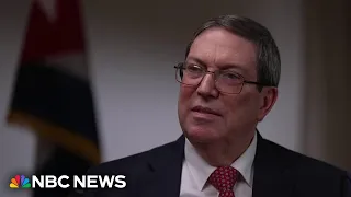 Cuban foreign minister addresses talks with U.S., blackouts
