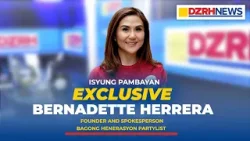 FULL EXCLUSIVE INTERVIEW: Bagong Henerasyon Partylist Founder and Spokesperson, Bernadette Herrera