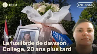 Dawson College shooting, interview with a survivor | D'abord l'info