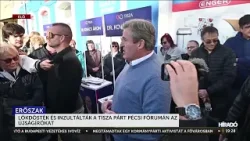 Lökdösték és inzultálták az újságírókat a Tisza Párt pécsi fórumán - HírTV Lökdösték és inzultálták az újságírókat a Tisza Párt pécsi fórumán - HírTV