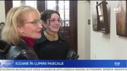 Icoane în lumini pascale: Familia Musteață expune arta sacra la Muzeul Național de Etnografie