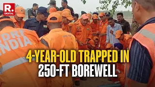 Ambala Tragedy: 4-Year-Old Falls Into 250-Foot Borewell, Massive Rescue On