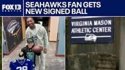 Young Seahawks fan gets signed souvenir ball replaced | FOX 13 Seattle