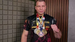 Adrian Zgórzyński is a four-time world armwrestling champion