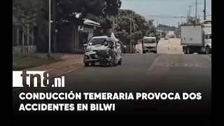 Two accidents in Bilwi leave people injured: motorcyclists allegedly involved