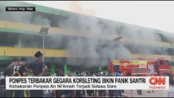 Ponpes Terbakar Gegara Korsleting Bikin Panik Santri