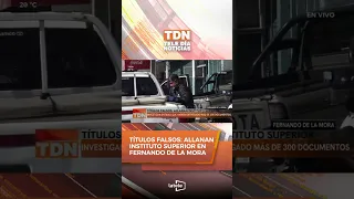 🟩 Títulos falsos: allanan instituto superior en Fernando de la Mora